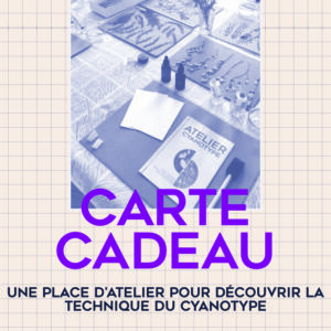 Carte cadeau pour une place d'atelier